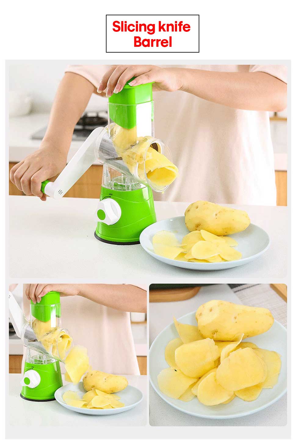 Mandoline à tambour